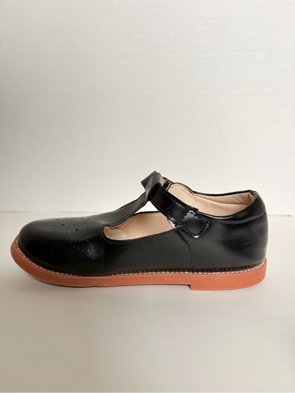 Mary Jane Dress Shoes School Uniform Round Toe Classic Black Girls Kids Size 1 - Picture 5 of 15